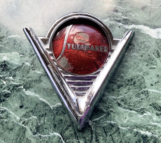 Vintage Studebaker Car name Badge